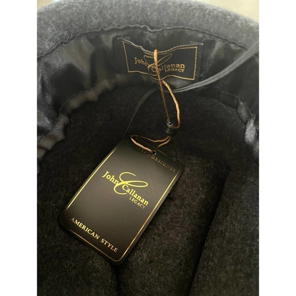 NWT -John Callanan Legacy Gray Fedora-Size Medium - Picture 15 of 16